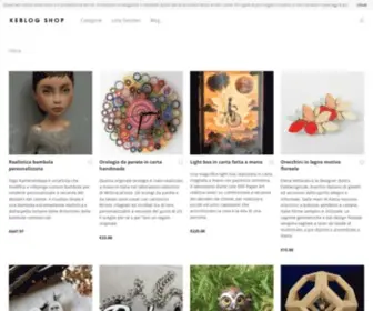 Keblogshop.com(Lo shopping online creativo) Screenshot