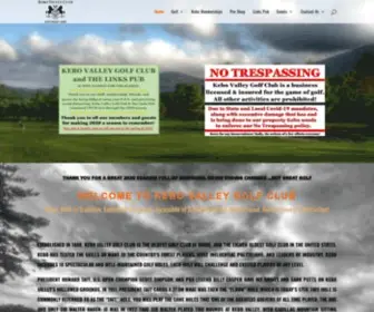 Kebovalleyclub.com(Kebo Valley Golf Club) Screenshot