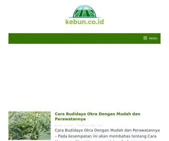 Kebun.co.id(Portal Media Online Seputar Pertanian dan Ternak) Screenshot