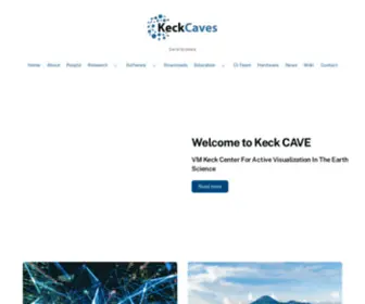 Keckcaves.org(Keck Cave) Screenshot