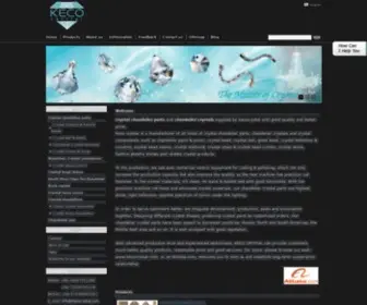 Kecocrystal.com(Crystal chandelier parts) Screenshot