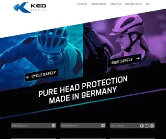 Ked-Helmsysteme.de(PURE HEAD PROTECTION MADE IN GERMANY) Screenshot