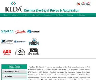 Kedagroup.in(Krishna Electrical Drives & Automation) Screenshot