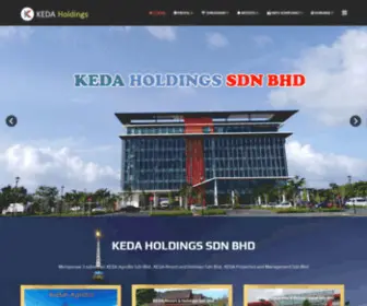 Kedaholdings.com.my(KEDA Holdings Sdn Bhd) Screenshot