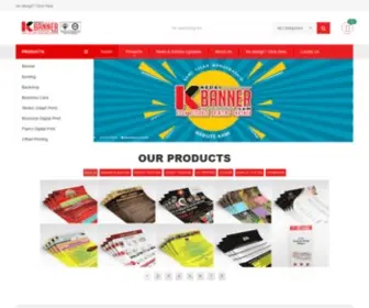 Kedaibanner.com(Your Reliable Printing Partner) Screenshot