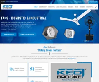 Kedbrooke.com(Electrical Distributors) Screenshot