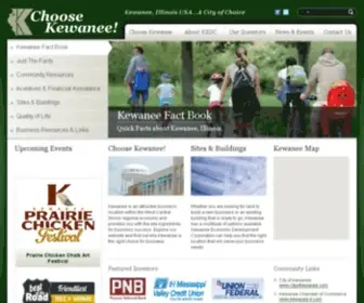 Kedcorp.org(Kewanee is an attractive location within this regional economy and) Screenshot