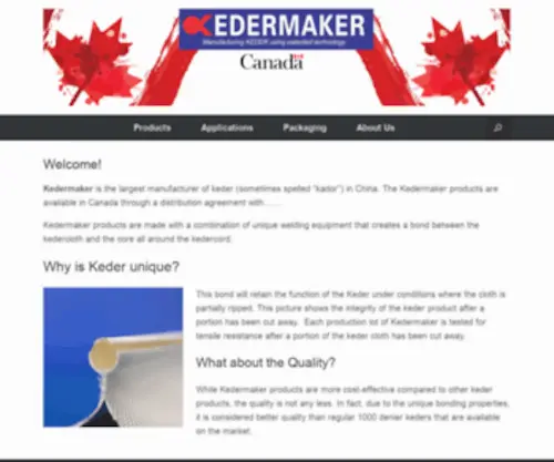 Kedermakercanada.com(Kedermaker Canada) Screenshot