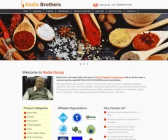 Kediabrothers.com(Kedia Brothers) Screenshot