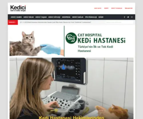 Kedici.com.tr(Kedi & Kültür Dergisi) Screenshot