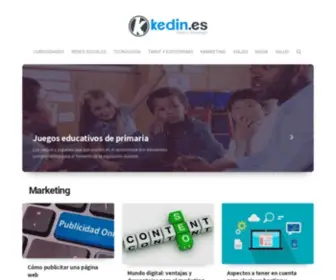 Kedin.es(Noticias especializadas en Viajes & Tecnologia) Screenshot