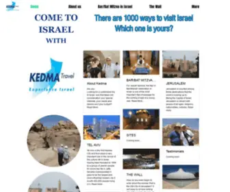 Kedmatravel.com(Kedma Travel) Screenshot
