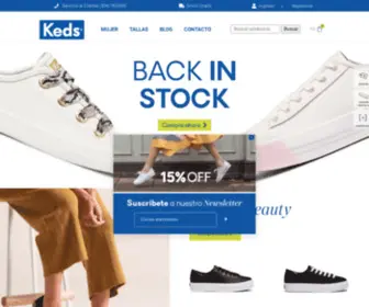 Keds.com.co(Tenis Keds) Screenshot