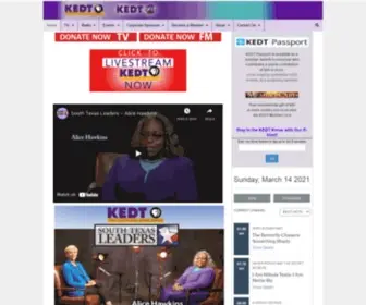 Kedt.org(PBS and NPR for South Texas NPR News Module) Screenshot