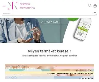 Kedvenckremem.hu(Kedvenc Krémem) Screenshot