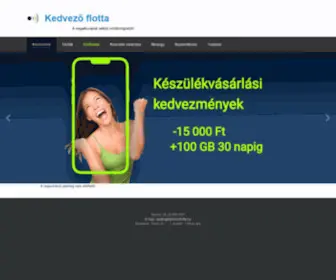 Kedvezoflotta.hu(Kedvező flotta) Screenshot