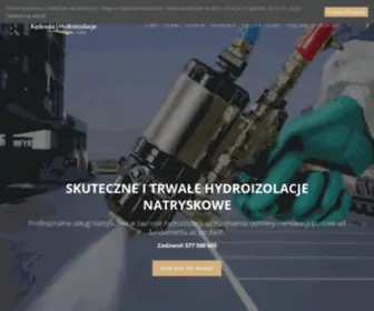 KedziorahydroizolacJe.pl(Trwała i skuteczna hydroizolacja natryskowa ☞ Hydroizolacje natryskowe) Screenshot