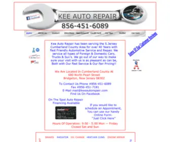 Keeautorepair.com(Kee Auto Repair) Screenshot
