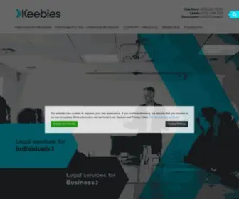 Keebles.com(Solicitors, Law Firm, Injury Lawyers, Leeds, Sheffield, Doncaster) Screenshot