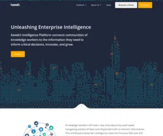 Keeeb.com(Unleashing Enterprise Intelligence) Screenshot