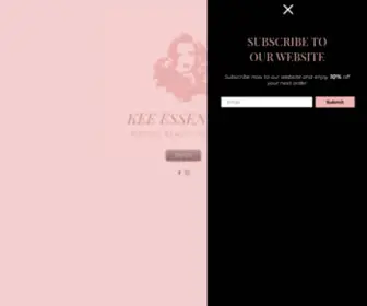 Keeessential.com(Professional Hair Products) Screenshot