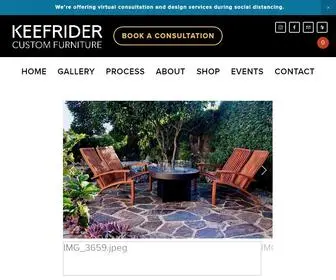 Keefridersb.com(Keefrider Custom Furniture) Screenshot