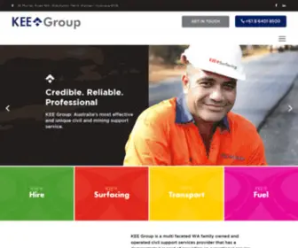 Keegroup.com.au(Perth Machinery & Equipment Hire) Screenshot