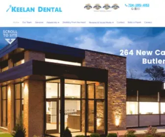 Keelandental.com(Keelan Dental) Screenshot