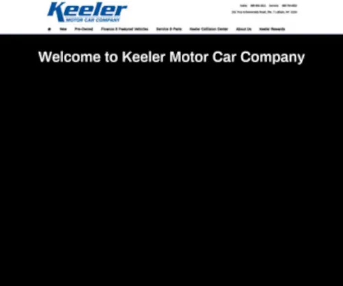 Keeler.com Screenshot