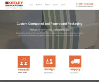 Keeleypackaging.co.uk(Keeley Packaging) Screenshot