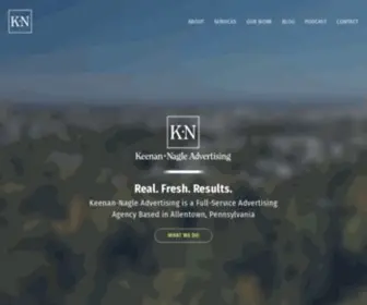 Keenannagle.com(Full-Service Advertising Agency Based in Allentown, Pa) Screenshot