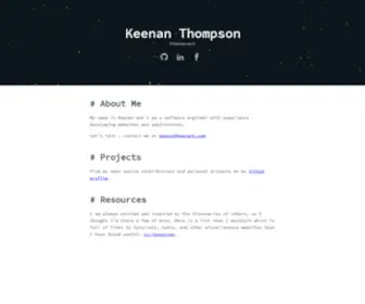 Keenant.com(Keenan Thompson) Screenshot