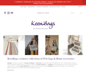 Keenbags-Collection.com(Waterproof tote bags & accessories) Screenshot