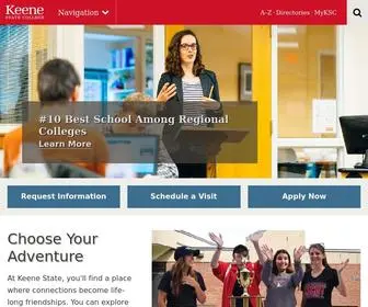 Keene.edu(Keene State College) Screenshot