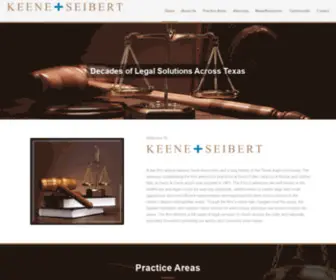 Keeneseibert.com(Keene & Seibert) Screenshot