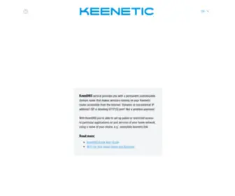 Keenetic.name(KeenDNS) Screenshot