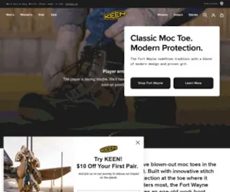 Keenfootwear.com(Official KEEN® Site) Screenshot