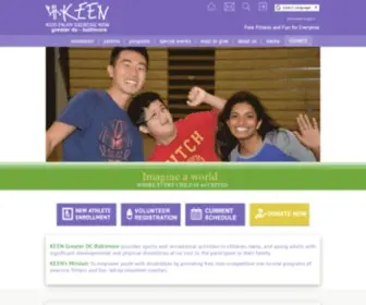 Keengreaterdc.org(KEEN Greater DC) Screenshot