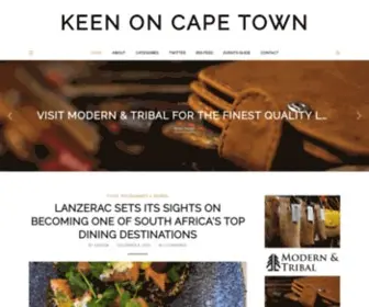 Keenoncapetown.com(Keen On Cape Town) Screenshot