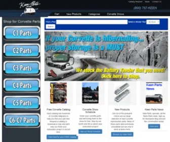 Keenparts.com(Corvette Parts) Screenshot