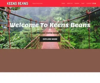 Keensbeans.com(Keens Beans) Screenshot