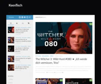 Keentech.de(Fakten, Erlebnisse, Gedanken und Erkenntnisse) Screenshot