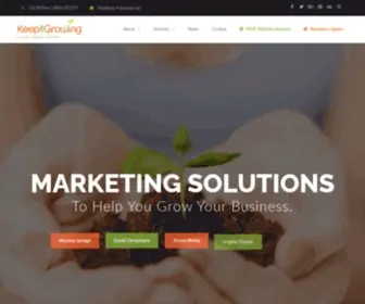 Keep-IT-Growing.com(San Diego Web Design & Marketing Agency) Screenshot