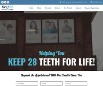 Keep28.com(Keep 28) Screenshot