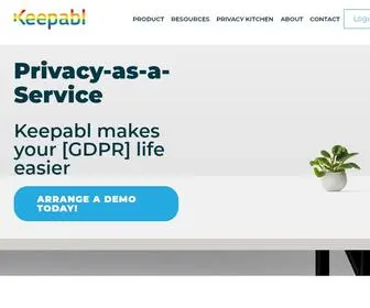 Keepabl.com(GDPR Compliance Software) Screenshot