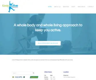 Keepactiveosteopathy.com.au(Keep Active Osteopathy) Screenshot