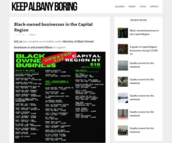 Keepalbanyboring.com(Helping connect you with your surroundings) Screenshot
