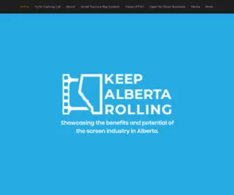 Keepalbertarolling.ca(Keep Alberta Rolling) Screenshot