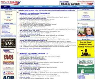 Keepandbeararms.com(Protecting the 2nd Amendment) Screenshot