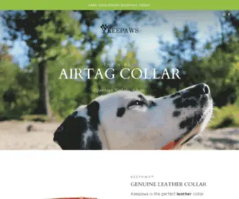 Keepaws.com(The Original AirTag Collar) Screenshot